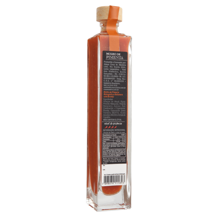 Molho de Pimenta - Malagueta com Brandy - 50ml - Image 2