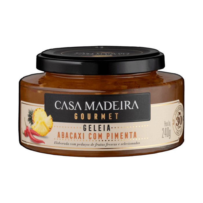 Geleia Gourmet - Abacaxi com Pimenta - 240g